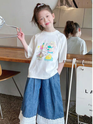 Set áo thun gấu quan jean qc 13-45kg