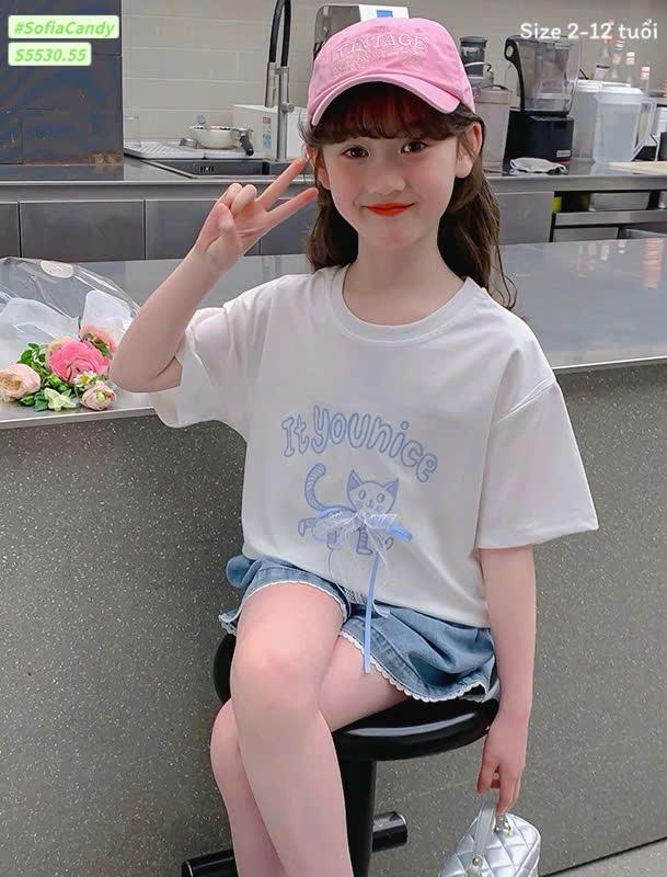 Set bộ áo thun it younice phối đùi jean 13-45kg